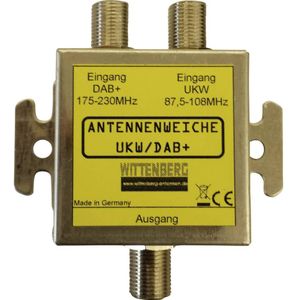 Wittenberg - Antenne Splitter - UKW & DAB+ - Metalen Behuizing