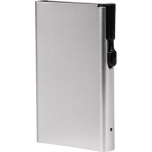 Juscha pasjeshouder - Clicksafe RFID - 8 pasjes - aluminium zilver - JU-952000