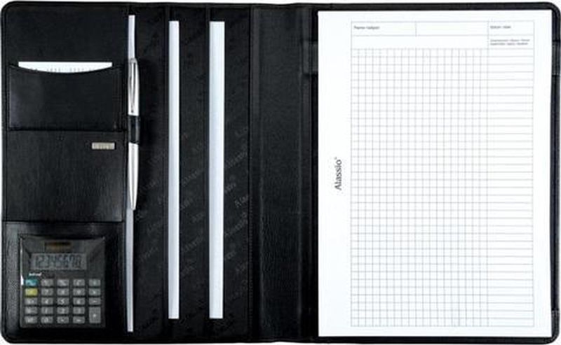 Alassio Schreibmappe "DIN A4, Cremona", aus Leder