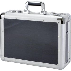 laptop koffer Alumaxx C-1 aluminium zilver-carbonlook