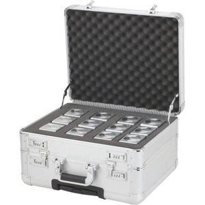Alumaxx Venture laptoptas, Zilver (zilver), Computerkoffer met wieltjes