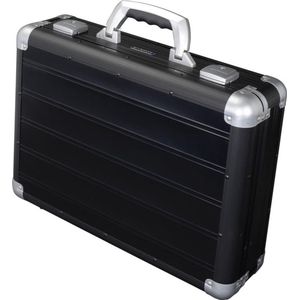 Alumaxx Attaché Venture Laptopkoffe - Mat Zwar - 46 C - Attachékoffer VENTURE Zwart - Mat