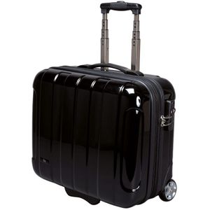 Businesstrolle - Gevoerd Laptopva - Uitneembaa - Zwart