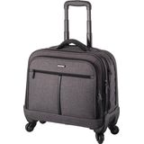 Lightpak Phoenix 4-wiel Business Trolley 43 cm Laptopvak Grau