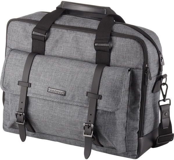 Lightpak Laptoptasche Twyx 400x310x120mm 600D Polyester grau