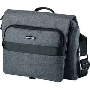 Lightpak Walker schoudertas 34 cm laptopvak grau