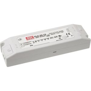 Mean Well PLC-30-24 LED-driver, LED-transformator Constante spanning, Constante stroomsterkte 30 W 0 - 1.25 A 24 V/DC N