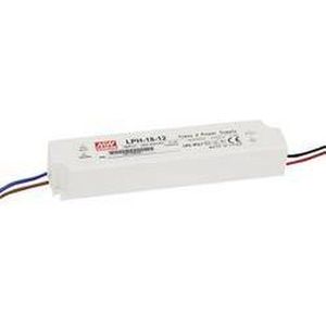Mean Well LPH-18-12 LED-driver, LED-transformator Constante spanning, Constante stroomsterkte 18 W 0 - 1.5 A 12 V/DC Ni