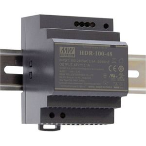 Mean Well HDR-100-15 DIN-rail netvoeding 15 V/DC 6.13 A 92 W Aantal uitgangen: 1 x Inhoud: 1 stuk(s)