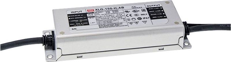 Mean Well - XLG-150-12-A - LED-driver - 150 W - 12 V/DC - Constante Spanning en Stroomsterkte
