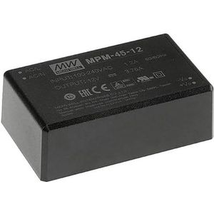 Mean Well MPM-45-15 AC/DC printnetvoeding 15 V/DC 45 W