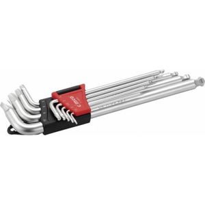 Cimco - 9-delig Inbussleutelset - Speciaal - S2-staal - Kunststofhouder