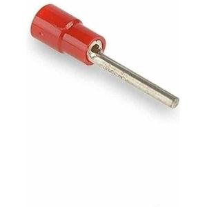 Cimco kabelschoen penstekker 0,5 - 1mm2 rood 100 stuks