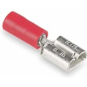 Cimco kabelschoen contra 0,5 - 1mm2 rood 100 stuks