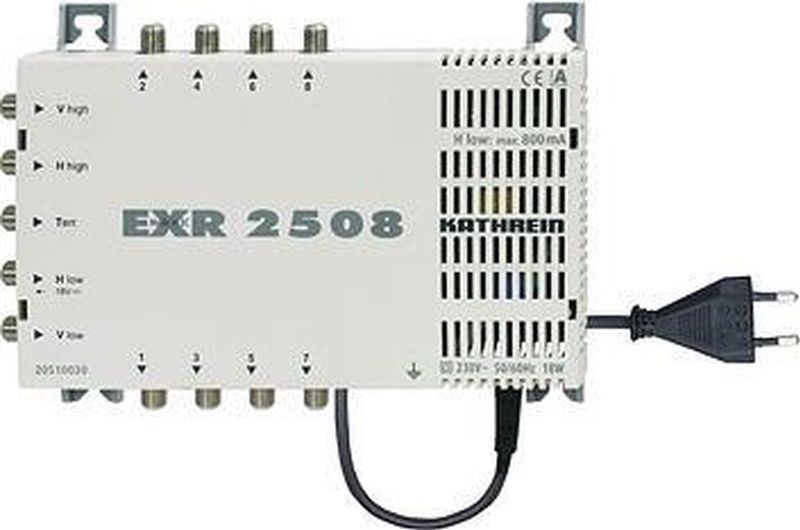 Kathrein - EXR 2508 - Satelliet Multiswitch - 5 Ingangen - 8 Gebruikers