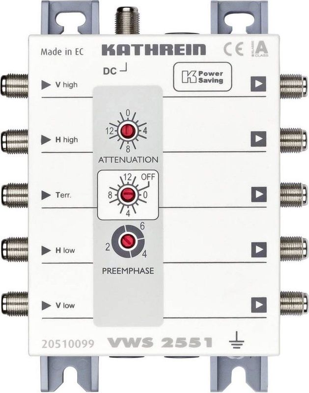 Kathrein VWS 2551 Satellietsignaalversterker 4-voudig 16 dB