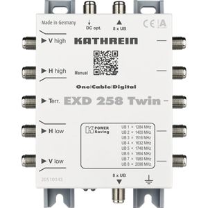 Kathrein - EXD 258 - Satelliet Multiswitch - Cascade - 5 Ingangen