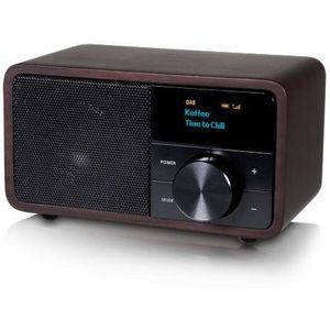 Kathrein DAB+ 1 mini digitale radio met Bluetooth donker hout