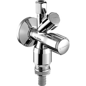 Schell Comfort - Combi Slangwartel Hoekregelkraan - Chroom
