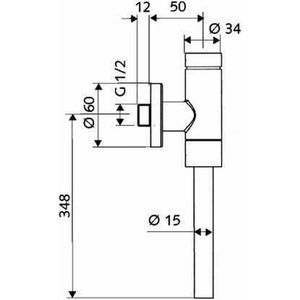 Schell 024840699 Basic Urinsp Dn15 Chr