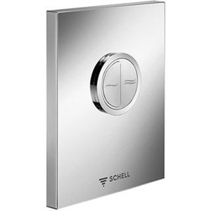 Schell Edition Eco bedieningsplaat dualflush voor closet inbouwspoelkraan compact II kunststof wit 028041599