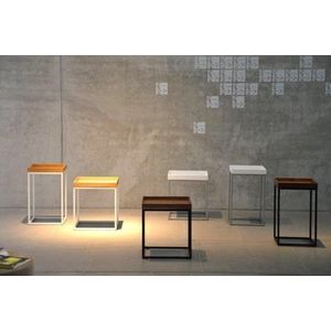 Fiam Beistelltisch "pino", in verschiedenen Gestellfarben, Höhe 55 cm