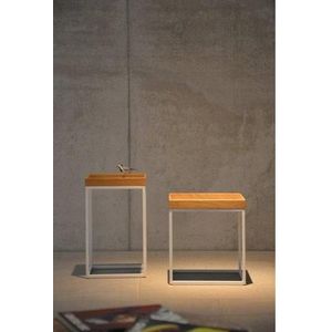 Fiam Beistelltisch "pino", in verschiedenen Gestellfarben, mit abnehmbaren Tablett, Höhe 45 cm