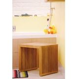 Fiam Hocker »tivoli«, Massivholz, Breite ca. 50 cm