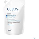Eubos Zeep Vloeibaar Blauw N/parf Refill 400ml
