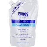 Eubos Zeep Vloeibaar Blauw N/parf Refill 400ml