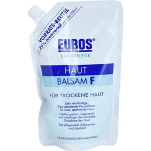 Eubos Basic Skin Care F Hydraterende Bodylotion voor Droge en Gevoelige Huid Vervangende Vulling  400 ml