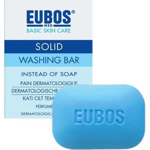 Eubos Compact Wastablet Blauw Z/parf 125g