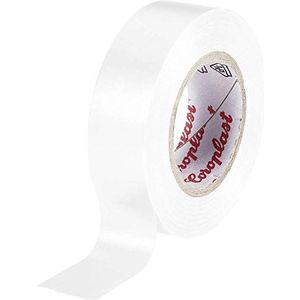 Coroplast 302 302-10-19WH isolatietape, 10 m x 19 mm, wit