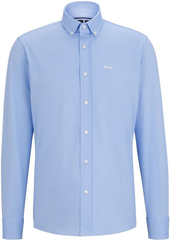 BOSS - Joe Regular Fit - Overhemd - Blauw - Strijkvriendelijk