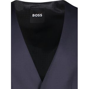 Boss - H-Huge Gilet - Donkerblauw - Wol - Slim Fit