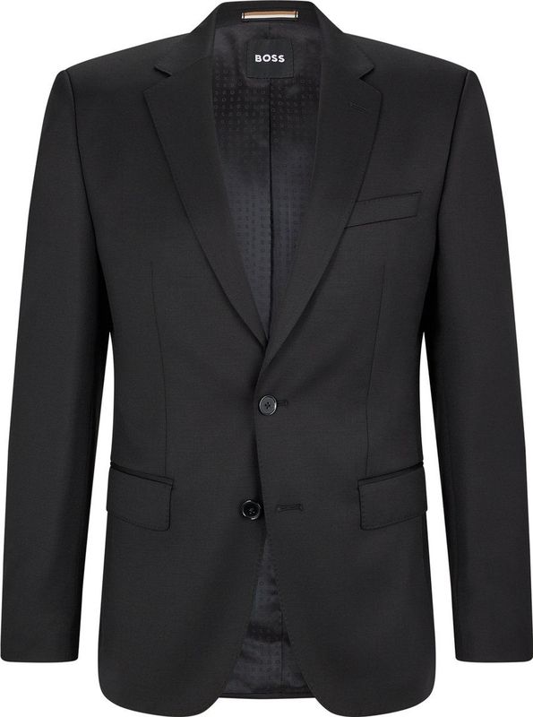 Boss - H-Huge Blazer - Donkerblauw - Wol - Slim Fit