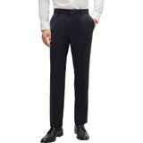 Boss - Mix & Match Pantalon - Donkerblauw - 100% Scheerwol