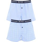 HUGO BOSS - Boxershorts - Lichtblauw - 2-Pack - 100% Katoen, Geweven Popeline