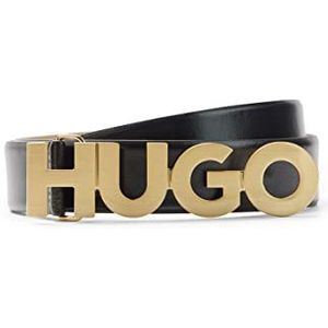 Hugo Zula Riem Leer black1 75 cm