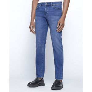 BOSS - Delaware3 - 5-Pocket Jeans - Blauw - Katoenmix