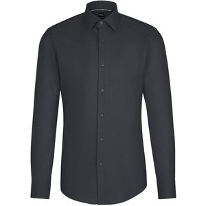 Hank - Zakelijk Overhemd - Katoen - Effen - Slim Fit - Lange Mouw