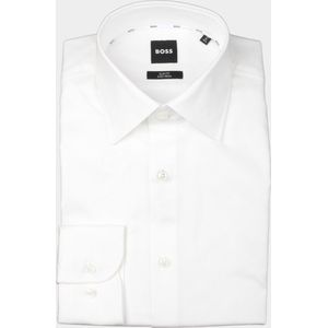 BOSS Hank slim fit overhemd, twill, wit