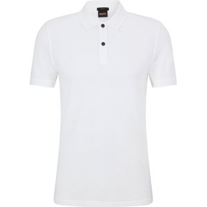 Hugo Boss - Casual Prime Polo - Korte Mouw - Wit - Katoen