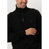 Hugo - Half-Zip Sweatshirt - Zwart - Katoen