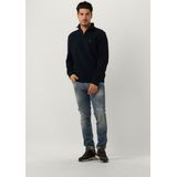 BOSS Zetrust Half Zip Trui Navy - Heren - Schipperstrui