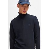 BOSS Zetrust Half Zip Trui Navy - Heren - Schipperstrui