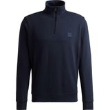 BOSS Zetrust Half Zip Trui Navy - Heren - Schipperstrui