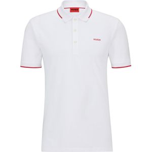 HUGO Heren Polo - Wit - Ademend Design voor Warm Weer