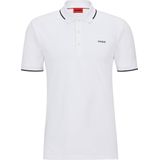 HUGO Heren Polo - Wit - Ademend Design voor Warm Weer