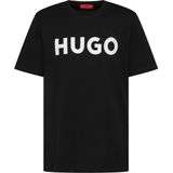 Hugo Dulivio Korte Mouwen Ronde Hals T shirt Zwart Man